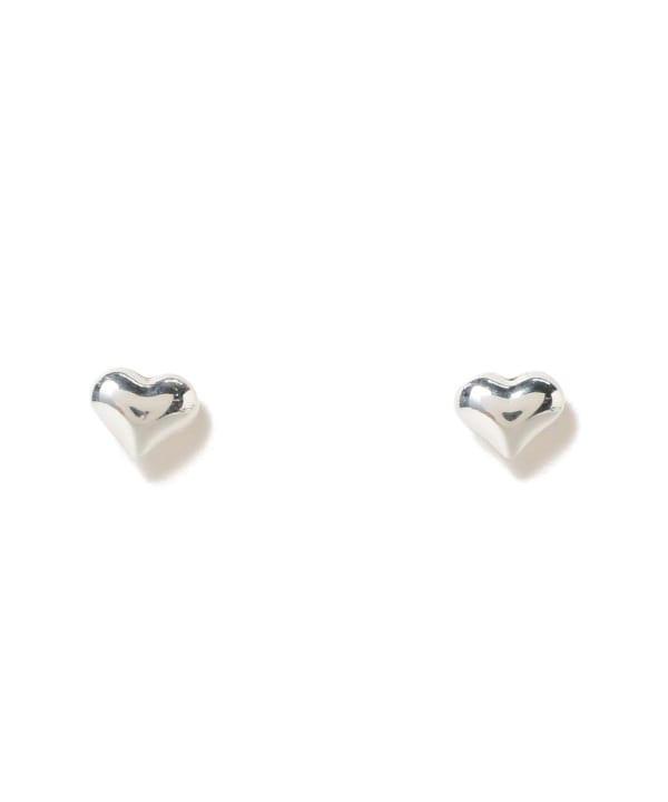 Ray BEAMS(レイ ビームス)シルバー パフ ハート プチ ピアス Ray BEAMS(レイ ビームス)シルバー パフ ハート プチ ピアス