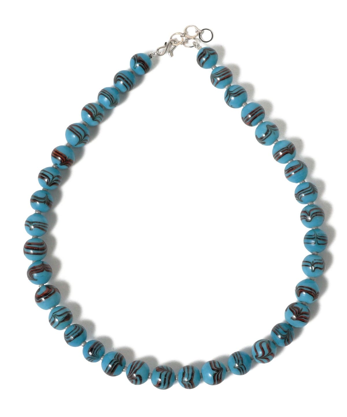 マーブルボール ネックレス アクセサリー WOMEN BLUE ONE SIZE マーブルボール ネックレス アクセサリー WOMEN BLUE ONE SIZE