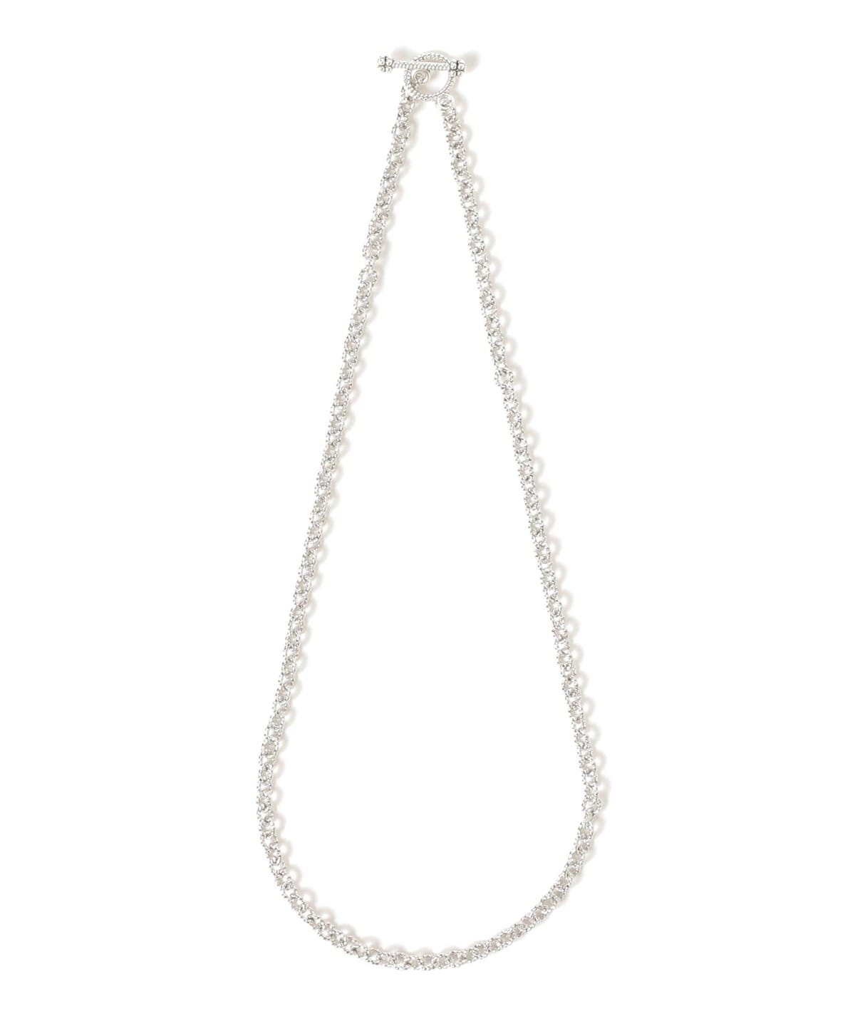 ダイヤ カット チェーン マンテル ネックレス アクセサリー WOMEN SILVER ONE SIZE ダイヤ カット チェーン マンテル ネックレス アクセサリー WOMEN SILVER ONE SIZE