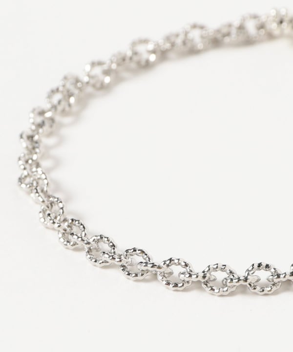 RAY BEAMS　10kホワイトGOLDブレスレット Ray BEAMS（レイ ビームス）K10 マリーナチェーン ブレスレット