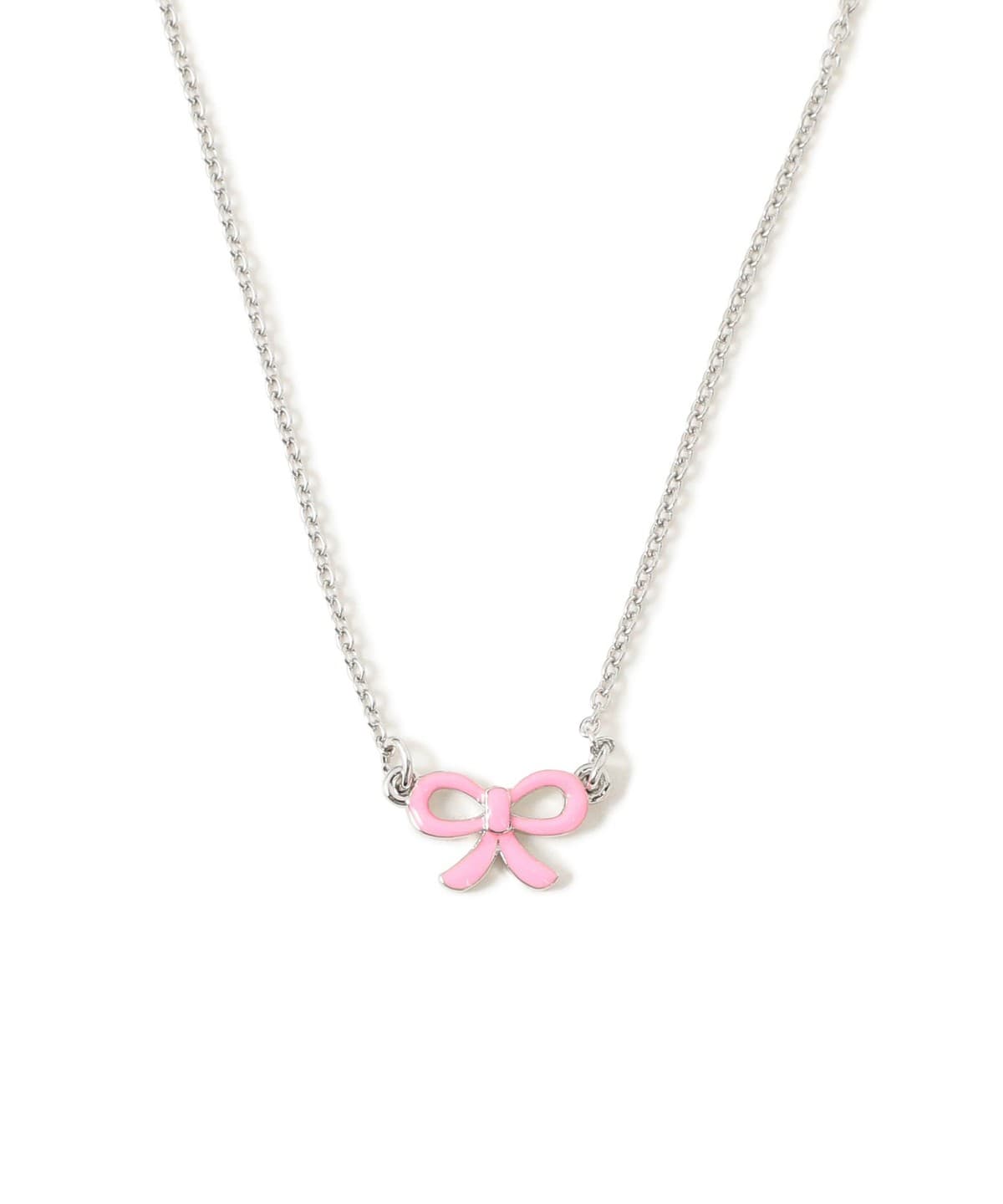 プチ エポ リボン ネックレス アクセサリー WOMEN PINK ONE SIZE プチ エポ リボン ネックレス アクセサリー WOMEN PINK ONE SIZE