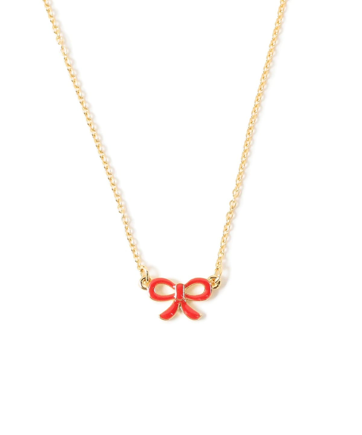 プチ エポ リボン ネックレス アクセサリー WOMEN RED ONE SIZE プチ エポ リボン ネックレス アクセサリー WOMEN RED ONE SIZE
