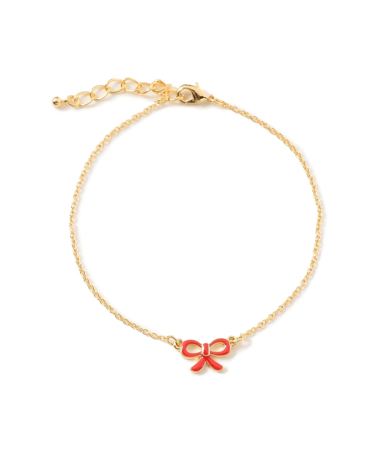 プチ エポ リボン ブレスレット アクセサリー WOMEN RED ONE SIZE プチ エポ リボン ブレスレット アクセサリー WOMEN RED ONE SIZE