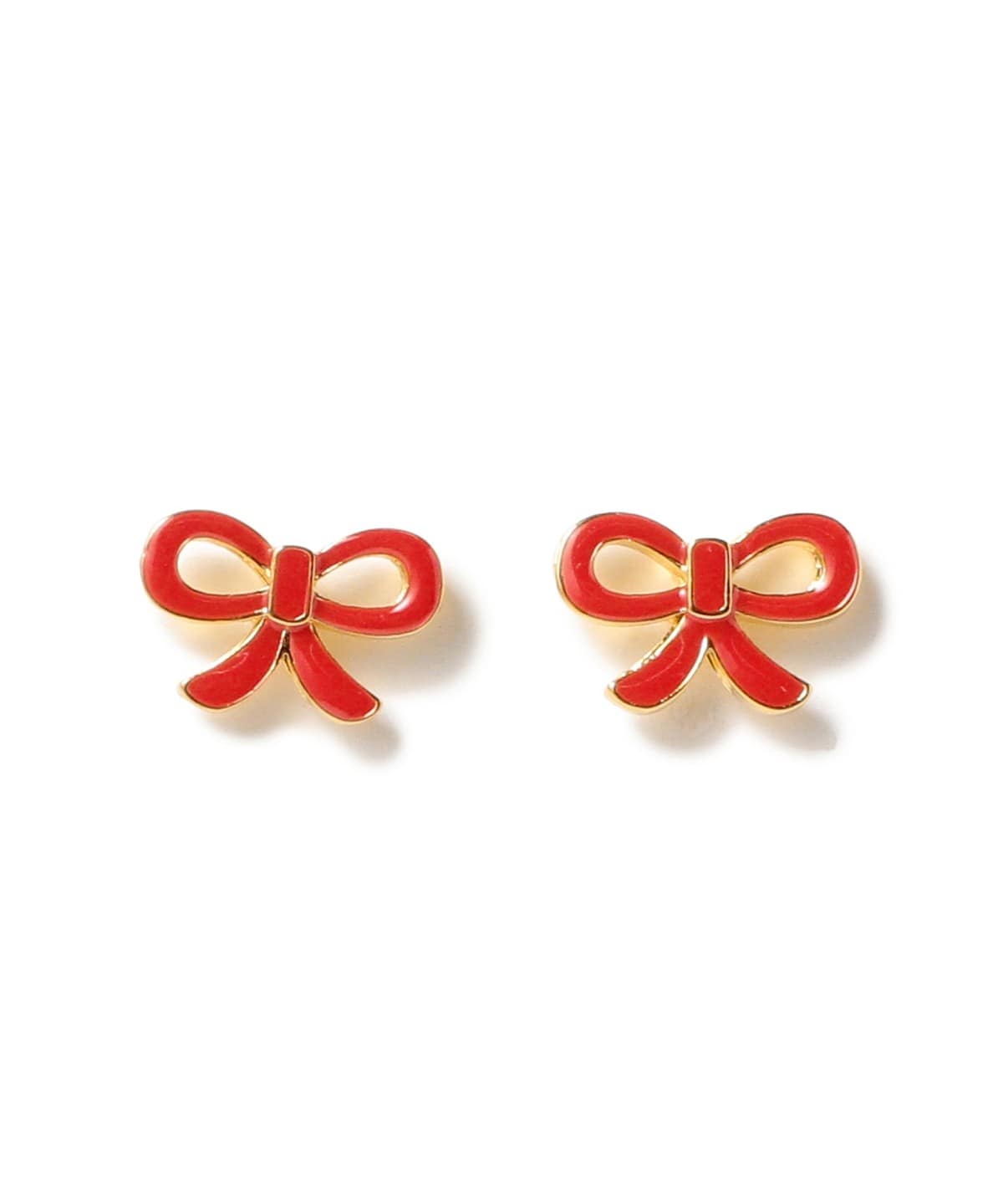 プチ エポ リボン ピアス アクセサリー WOMEN RED ONE SIZE プチ エポ リボン ピアス アクセサリー WOMEN RED ONE SIZE