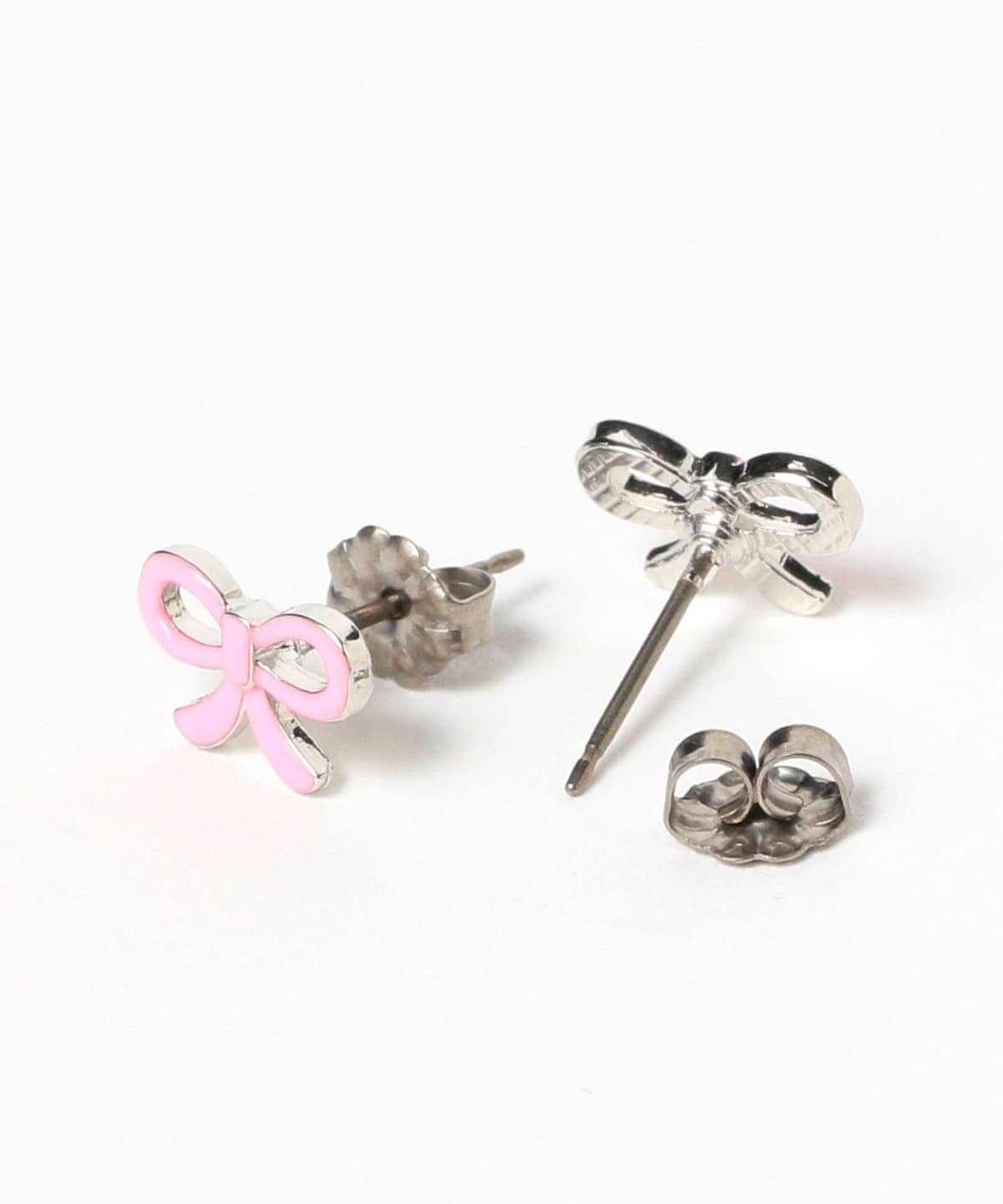 Ray BEAMS（レイ ビームス）プチ エポ リボン ピアス（アクセサリー 