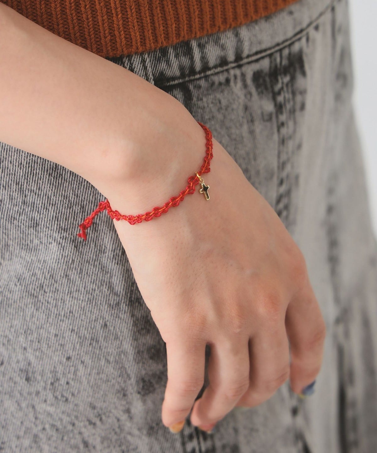 プチ モチーフ コード ブレスレット アクセサリー WOMEN Cross ONE SIZE プチ モチーフ コード ブレスレット アクセサリー WOMEN Cross ONE SIZE