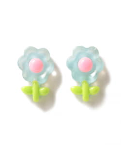 ポップ フラワー ピアス