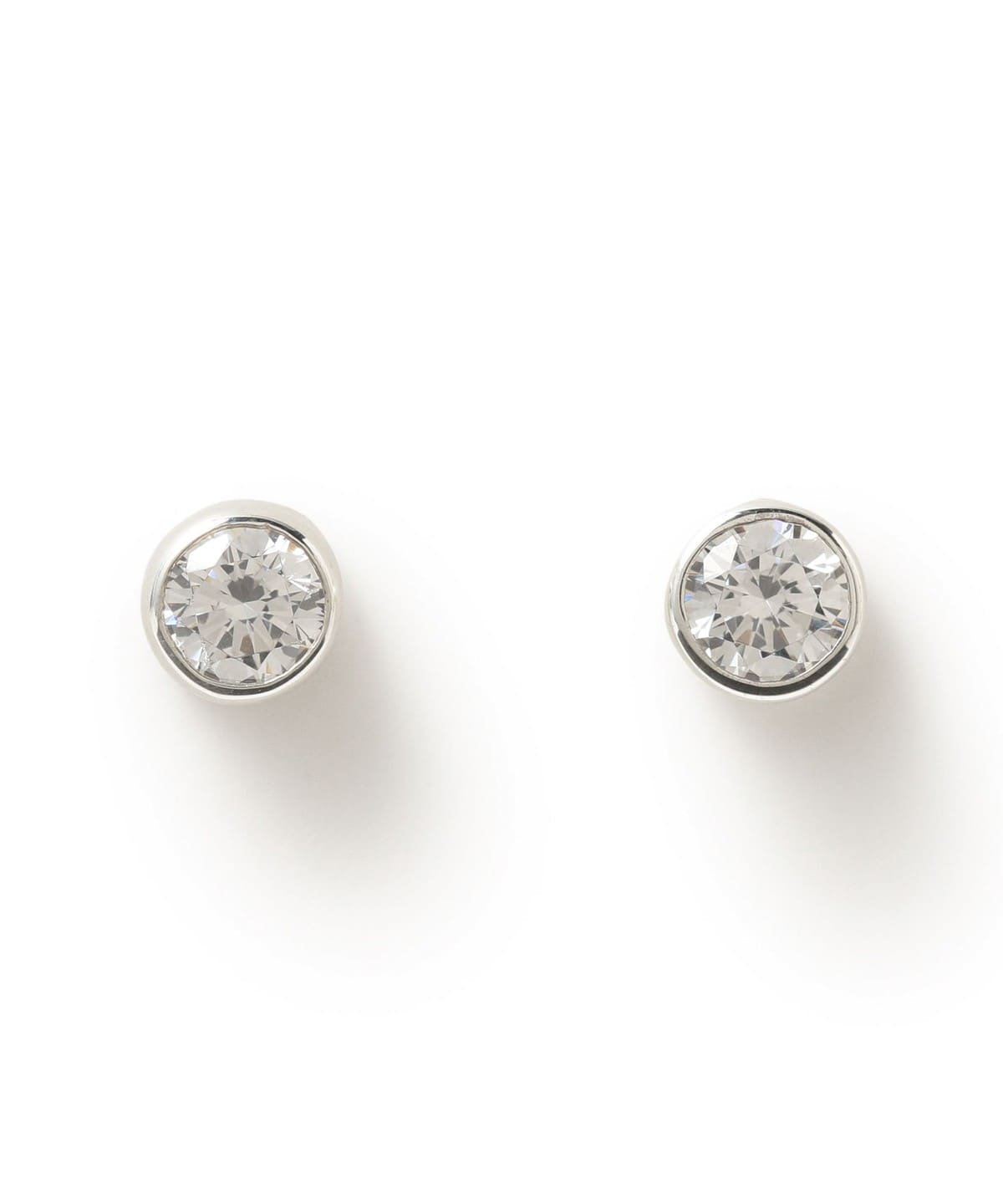 キュービックジルコニア ビッグ フクリン ピアス アクセサリー WOMEN SILVER ONE SIZE キュービックジルコニア ビッグ フクリン ピアス アクセサリー WOMEN SILVER ONE SIZE