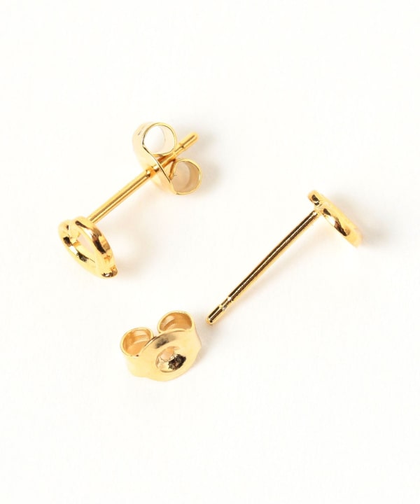 Ray BEAMS（レイ ビームス）プチ フレーム ハート ピアス