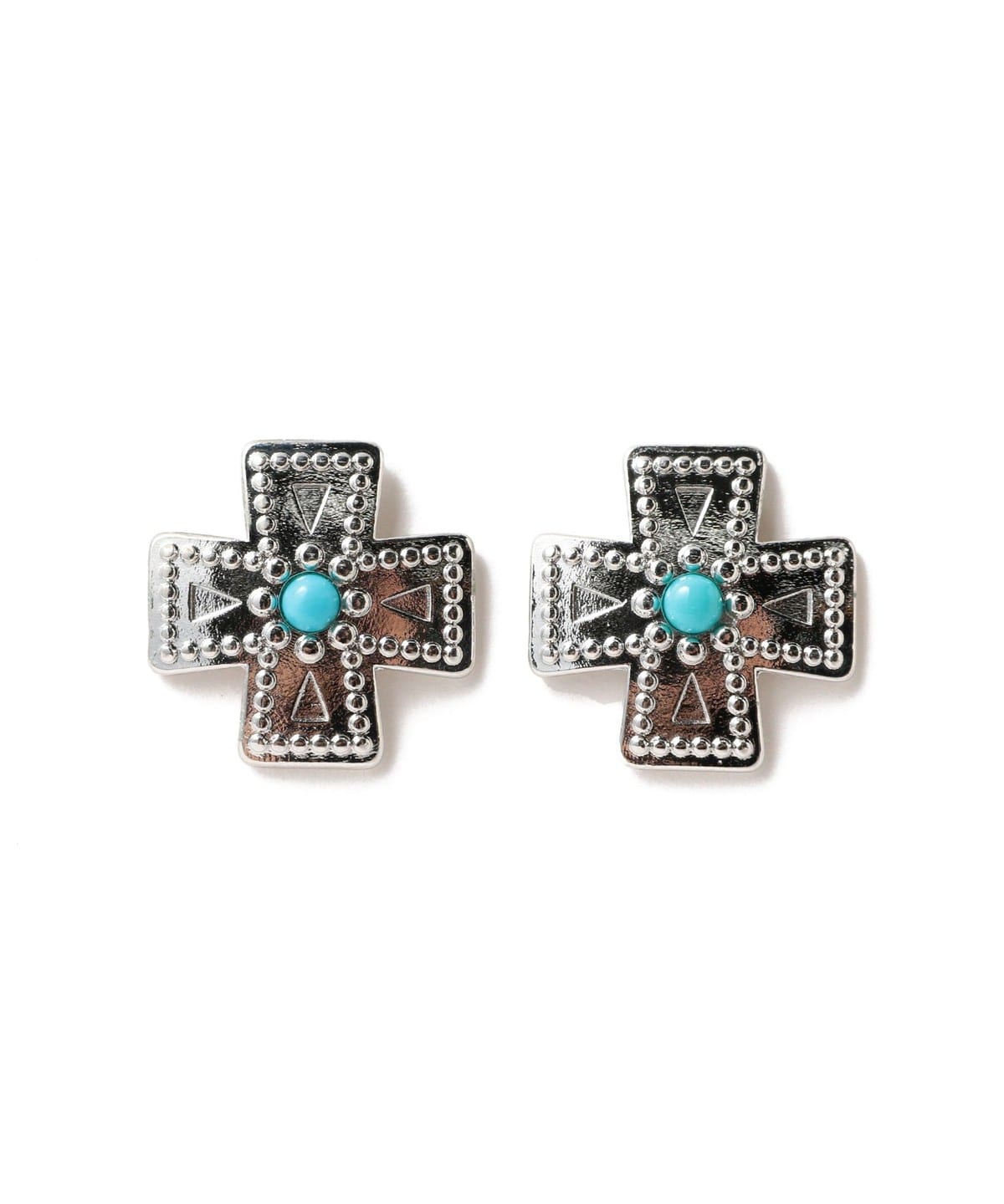 クロス コンチョ ピアス アクセサリー WOMEN SILVER ONE SIZE クロス コンチョ ピアス アクセサリー WOMEN SILVER ONE SIZE