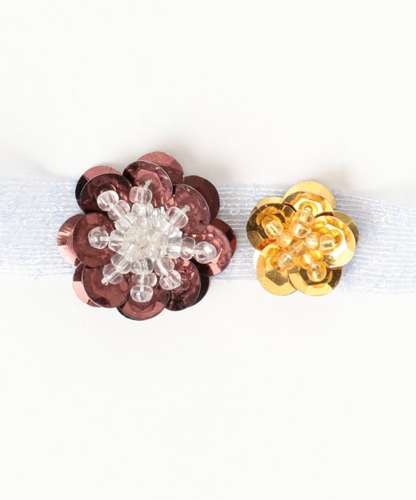 Ray BEAMS（レイ ビームス）フラワー リボン ネックレス（アクセサリー