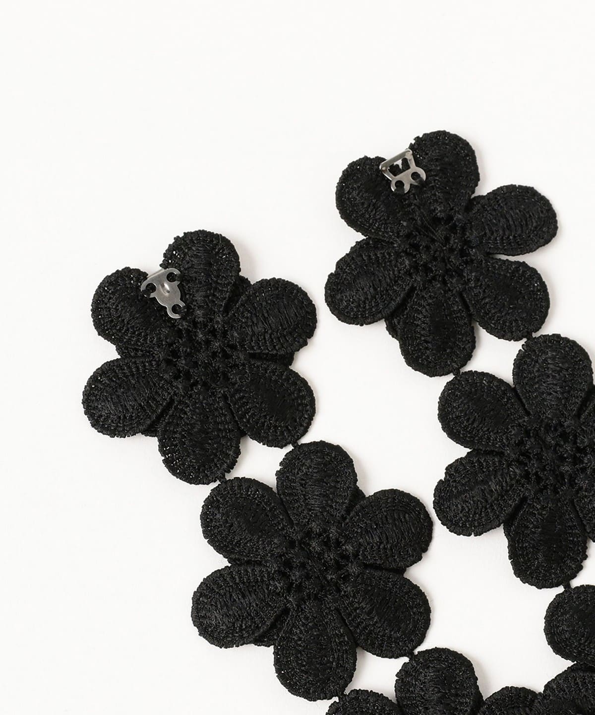 Ray BEAMS（レイ ビームス）ビッグ フラワー ファブリック チョーカー