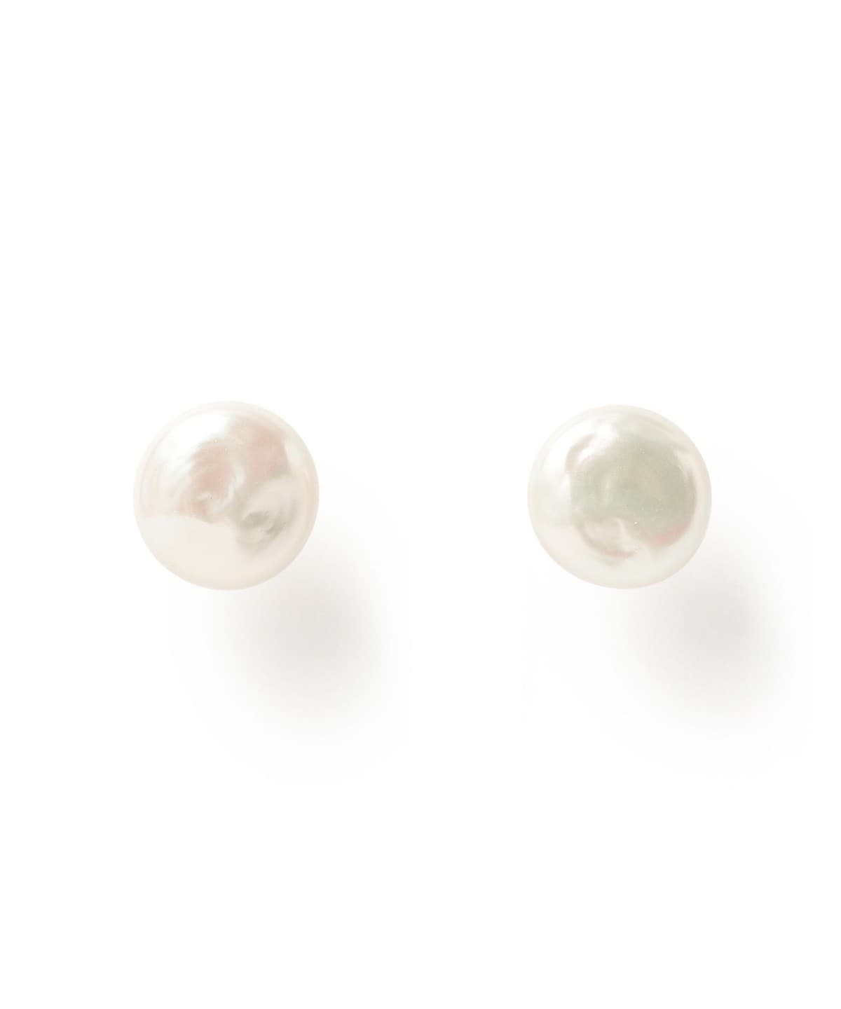 ガラス パール サークル ピアス アクセサリー WOMEN WHITE ONE SIZE ガラス パール サークル ピアス アクセサリー WOMEN WHITE ONE SIZE