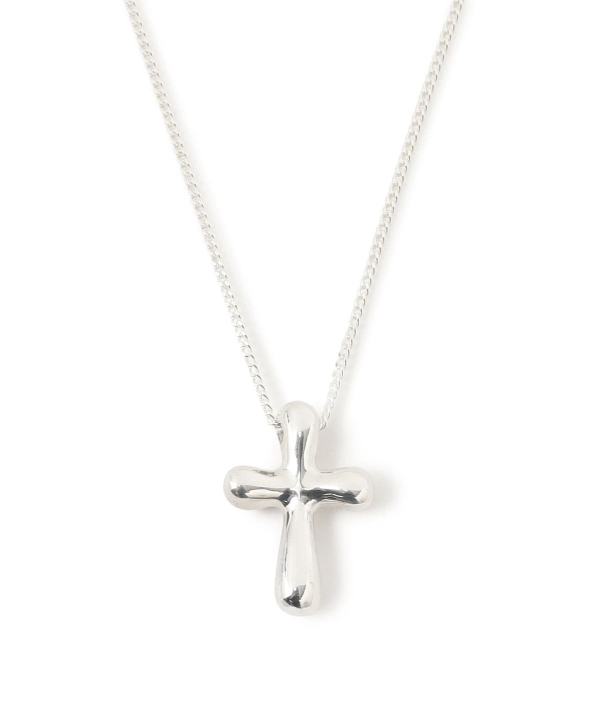 シルバー プランプ クロス ネックレス アクセサリー WOMEN SILVER ONE SIZE シルバー プランプ クロス ネックレス アクセサリー WOMEN SILVER ONE SIZE