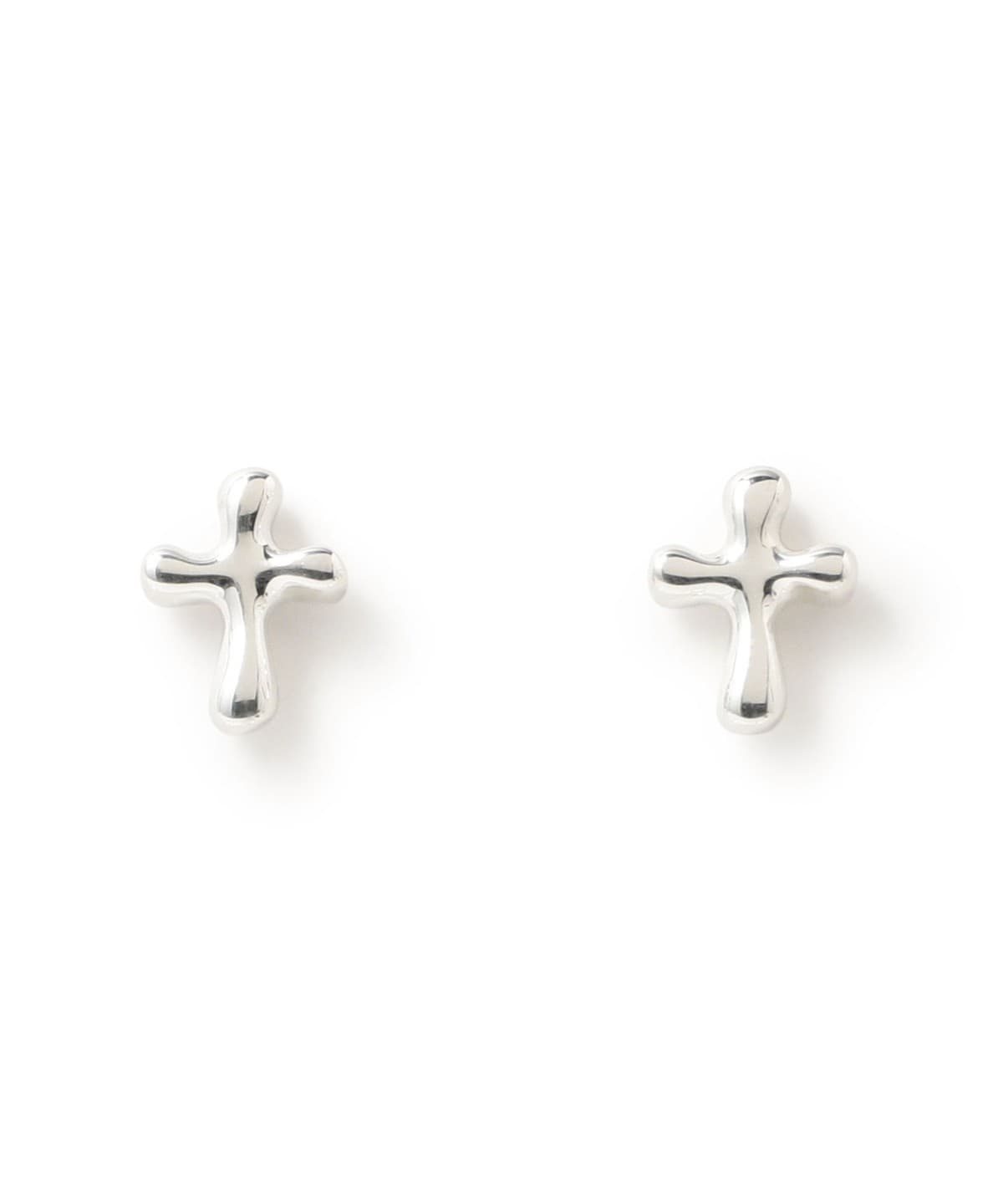 シルバー プランプ クロス ピアス アクセサリー WOMEN SILVER ONE SIZE シルバー プランプ クロス ピアス アクセサリー WOMEN SILVER ONE SIZE