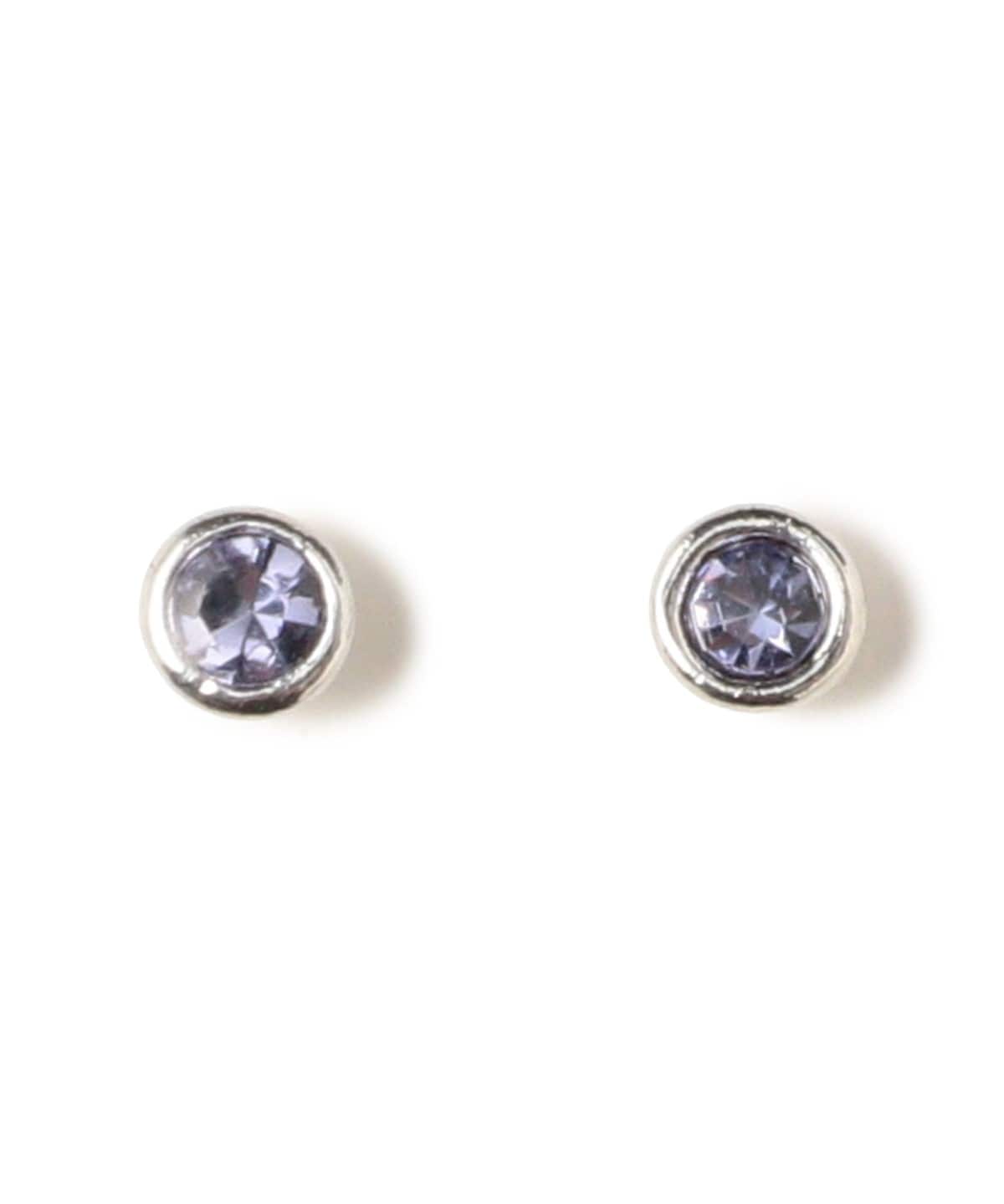 プチ フクリン ピアス アクセサリー WOMEN PURPLE ONE SIZE プチ フクリン ピアス アクセサリー WOMEN PURPLE ONE SIZE