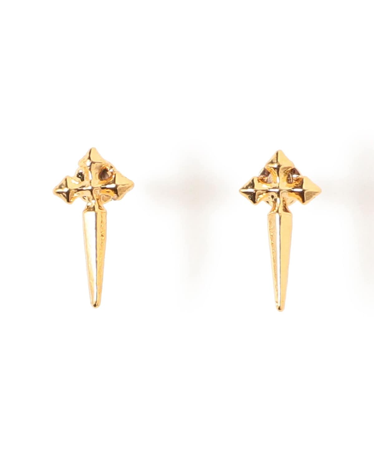 プチ クロス ピアス アクセサリー WOMEN GOLD ONE SIZE プチ クロス ピアス アクセサリー WOMEN GOLD ONE SIZE