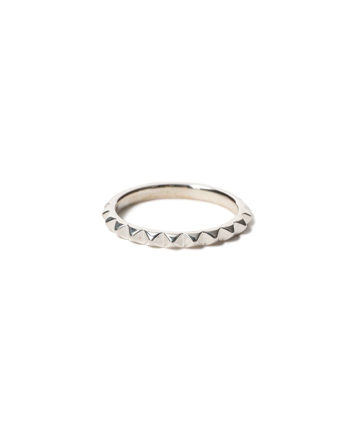 シルバー 細スタッズ リング アクセサリー WOMEN SILVER ONE SIZE シルバー 細スタッズ リング アクセサリー WOMEN SILVER ONE SIZE