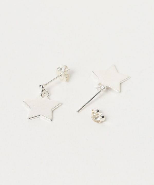 レイ・ビームス　シルバーピアス Ray BEAMS（レイ ビームス）シルバー スター モチーフ ピアス