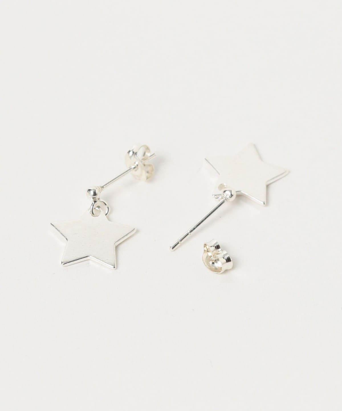 Ray BEAMS（レイ ビームス）シルバー ビッグ スター ピアス