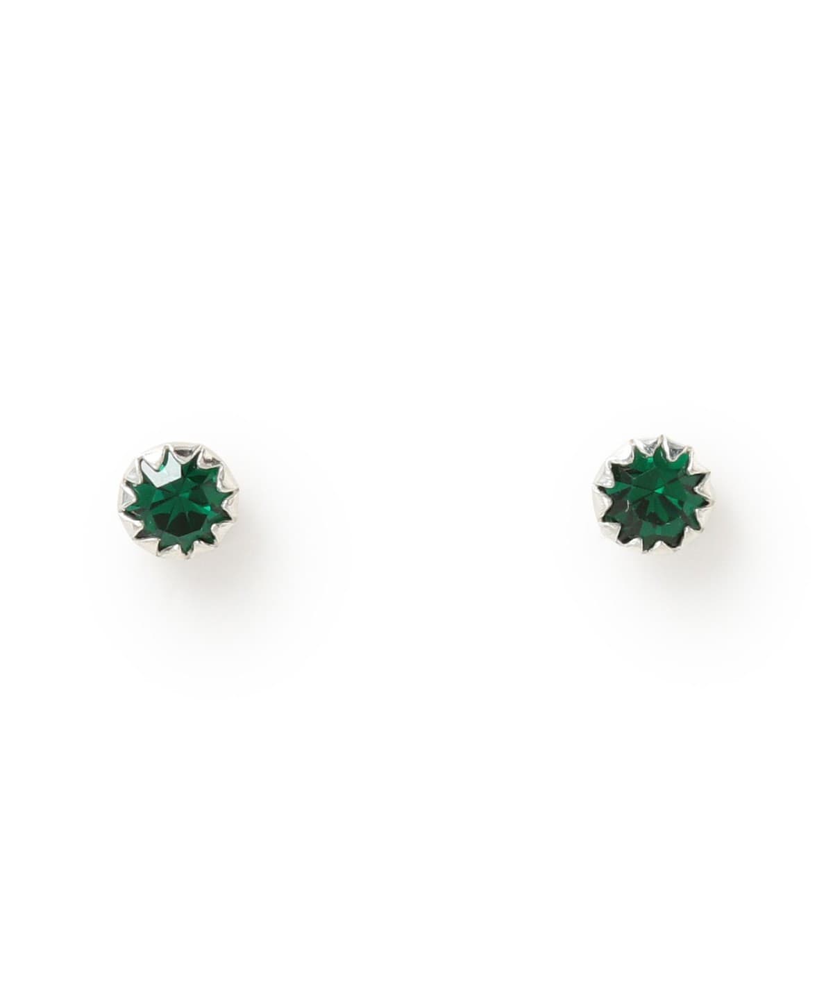 シルバー 3㎜ CZ プチ ピアス アクセサリー WOMEN GREEN ONE SIZE シルバー 3㎜ CZ プチ ピアス アクセサリー WOMEN GREEN ONE SIZE