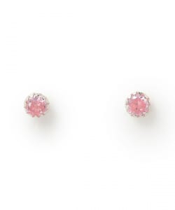 シルバー 3㎜ CZ プチ ピアス