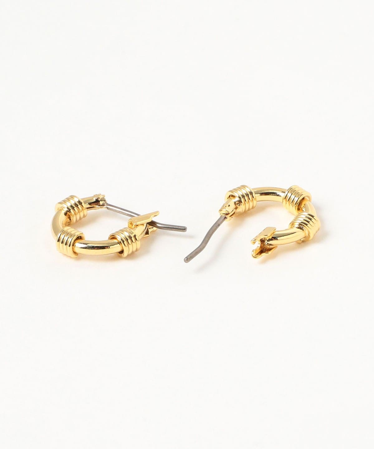 美品 K18 フープピアス（Ray BEAMS）付けっぱなし Ray BEAMS ピアス K18 フープピアス 10mm レディース : ZOZOTOWN