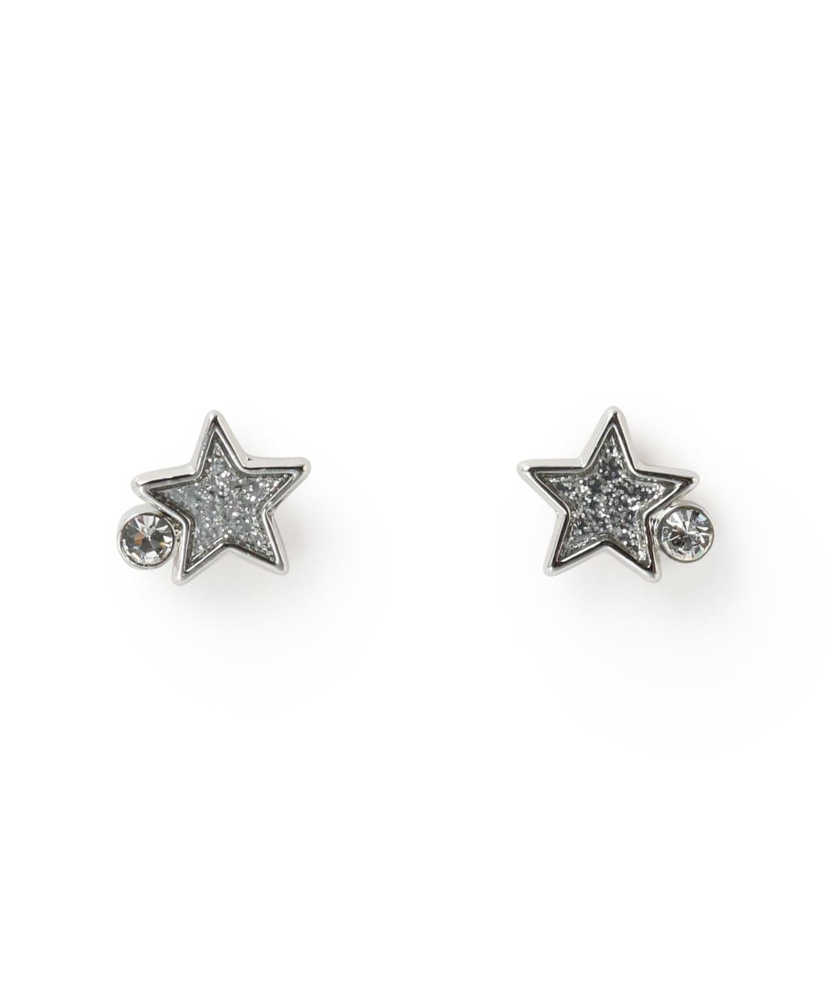 プチ エポ ラメ スター ピアス アクセサリー WOMEN SILVER ONE SIZE プチ エポ ラメ スター ピアス アクセサリー WOMEN SILVER ONE SIZE