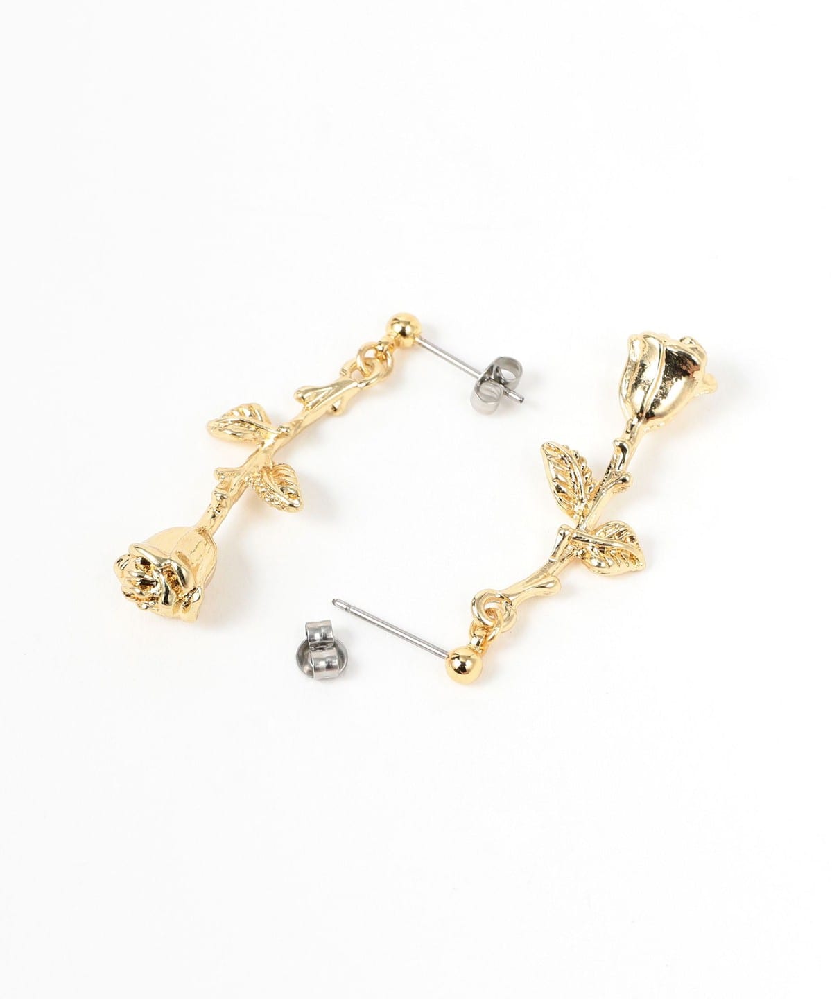 Ray BEAMS（レイ ビームス）ローズ ダングル ピアス（アクセサリー