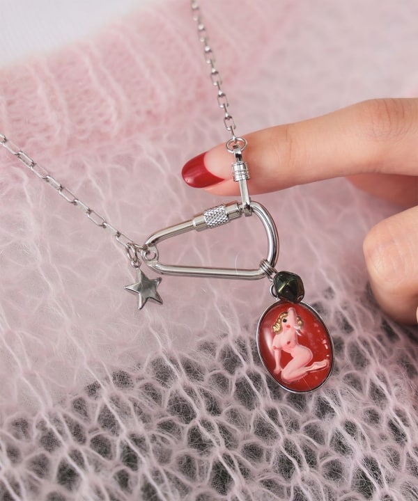 Ray BEAMS（レイ ビームス）カラビナ トップ ネックレス（アクセサリー