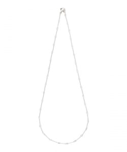 シルバー ツイスト チェーン ネックレス