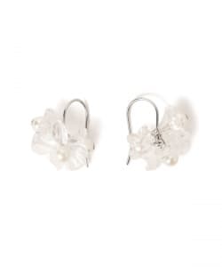 パール＆フラワー ピアス