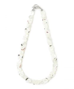 シェル ボタン ネックレス