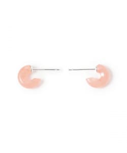 シルバー カルセドニー ピアス