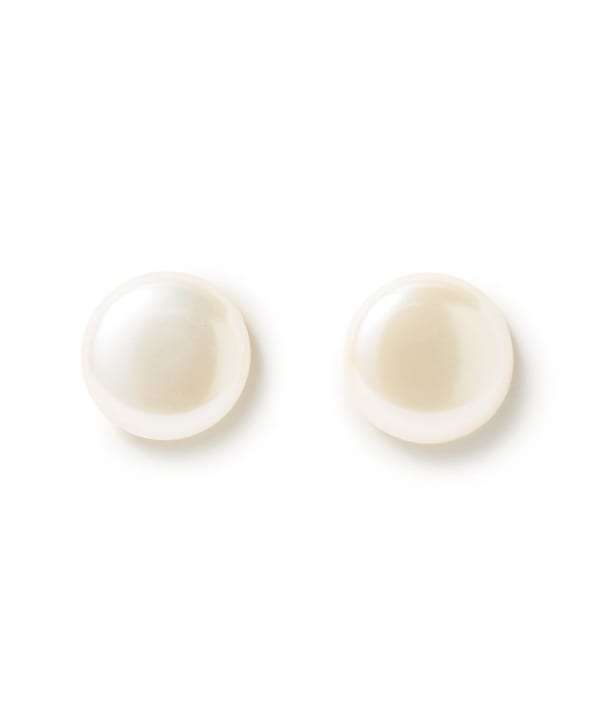 ビッグ パール ピアス