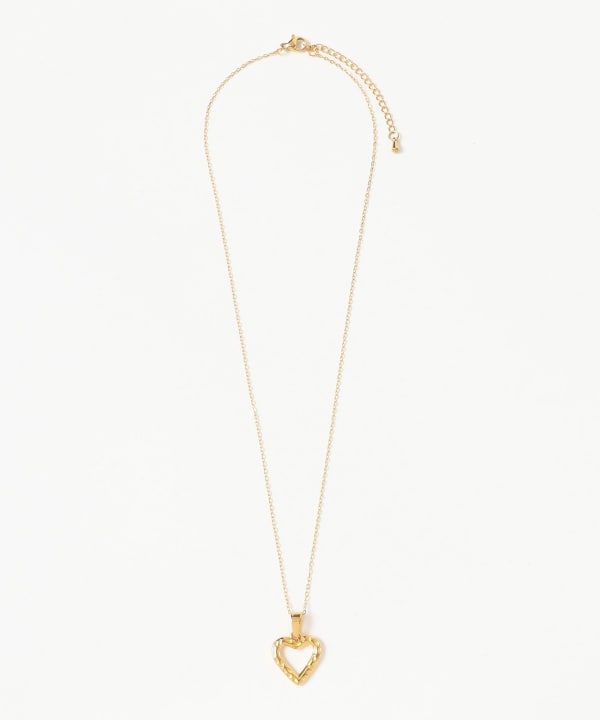 ステンレス ハート ペンダント ネックレス