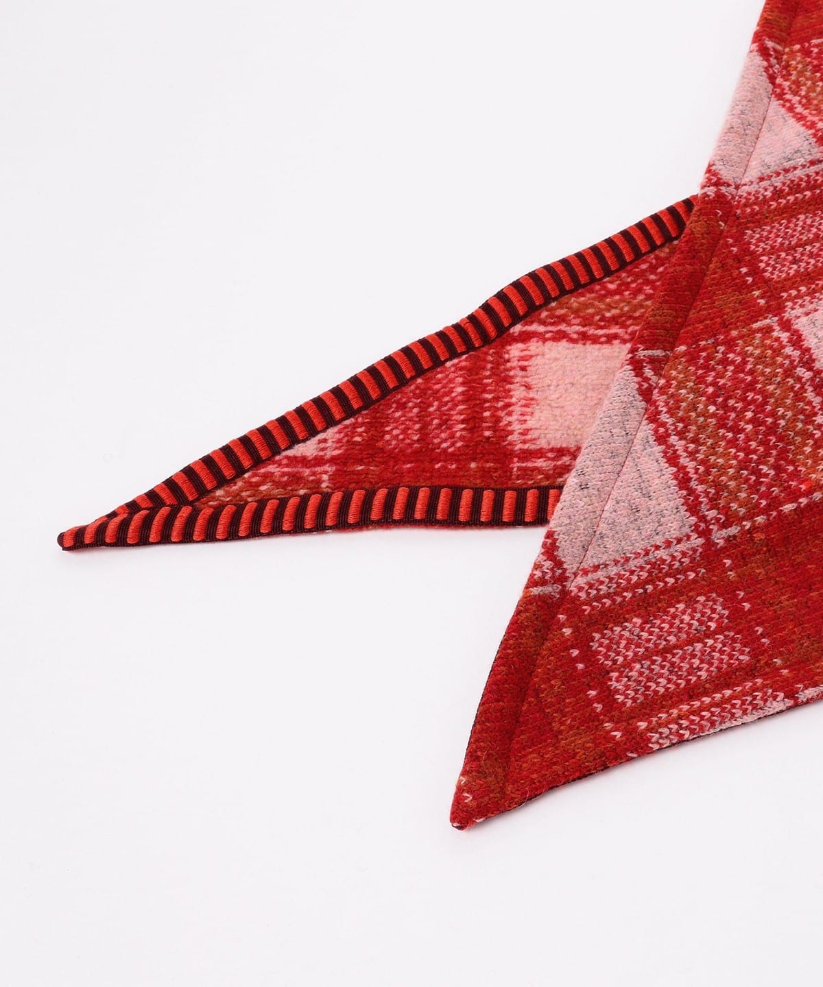 Ray BEAMS（レイ ビームス）POM Amsterdam / CHECKS SCARLET RED SHAWL