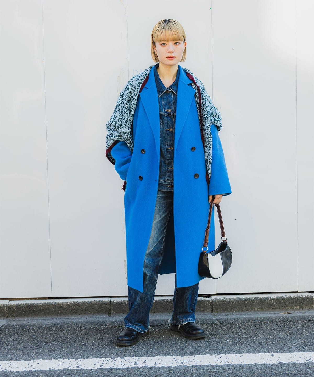 Ray BEAMS（レイ ビームス）POM Amsterdam / TWINKLES ICE BLUE SHAWL