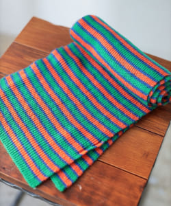 Ray BEAMS / 女裝 橫條 羅紋 針織 圍巾