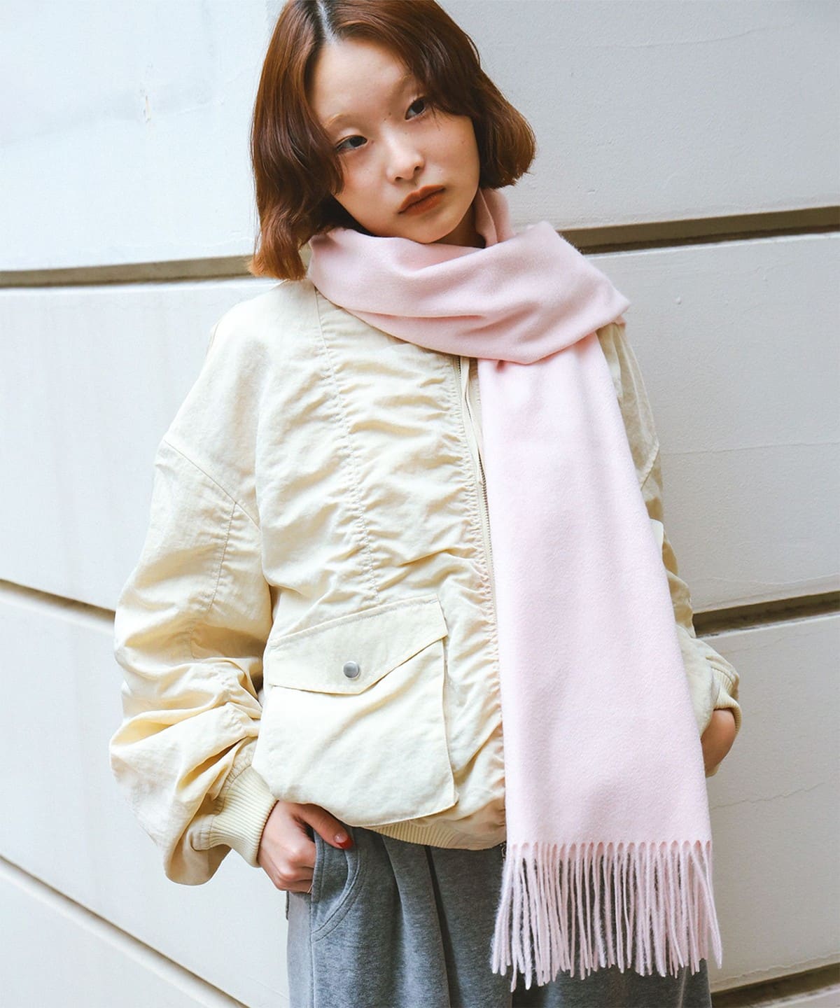 Ray BEAMS（レイ ビームス）カシミヤ ストール 25AW（ファッション雑貨