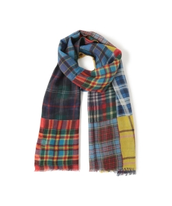 Glen Prince / パッチワーク チェック ストール