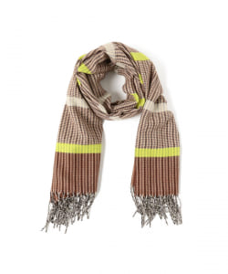 CORNILLON / 配色ライン チェック ストール