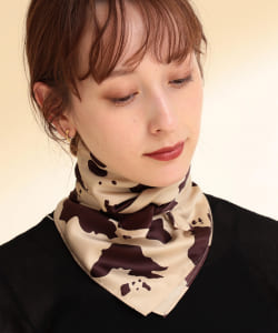 Ray BEAMS / 女裝 動物紋 印花 領巾