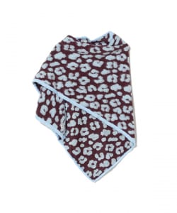POM Amsterdam / Leopard Plum Shawl