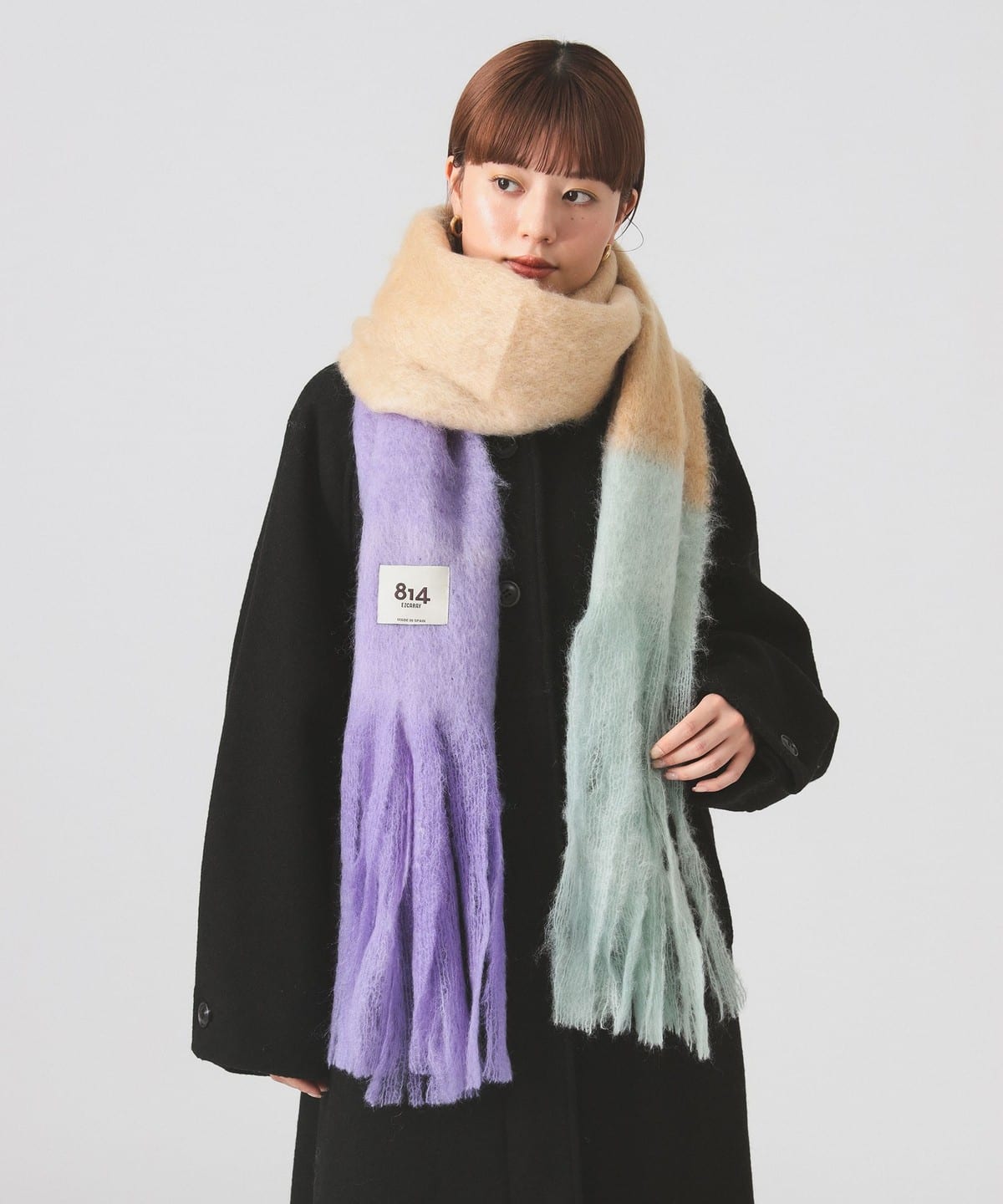 Ray BEAMS MANTAS EZCARAY タータン ストール Ray BEAMS（レイ