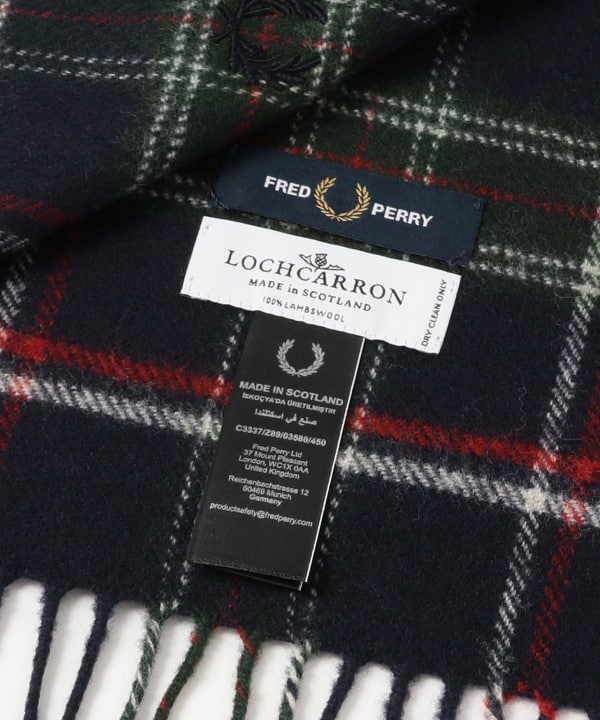 [Pop-up store currently open] FRED PERRY / Lambswool Scarf (C3337)