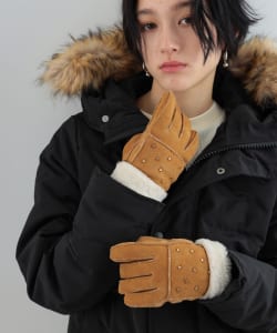 ▲Casselini × Ray BEAMS / 別注 星 スタッズ グローブ