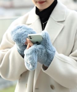 ▲CONTROL FREAK × Ray BEAMS / 別注 フェイクファー ミトン