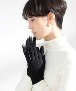 Ray BEAMS / パンチング スエード グローブ