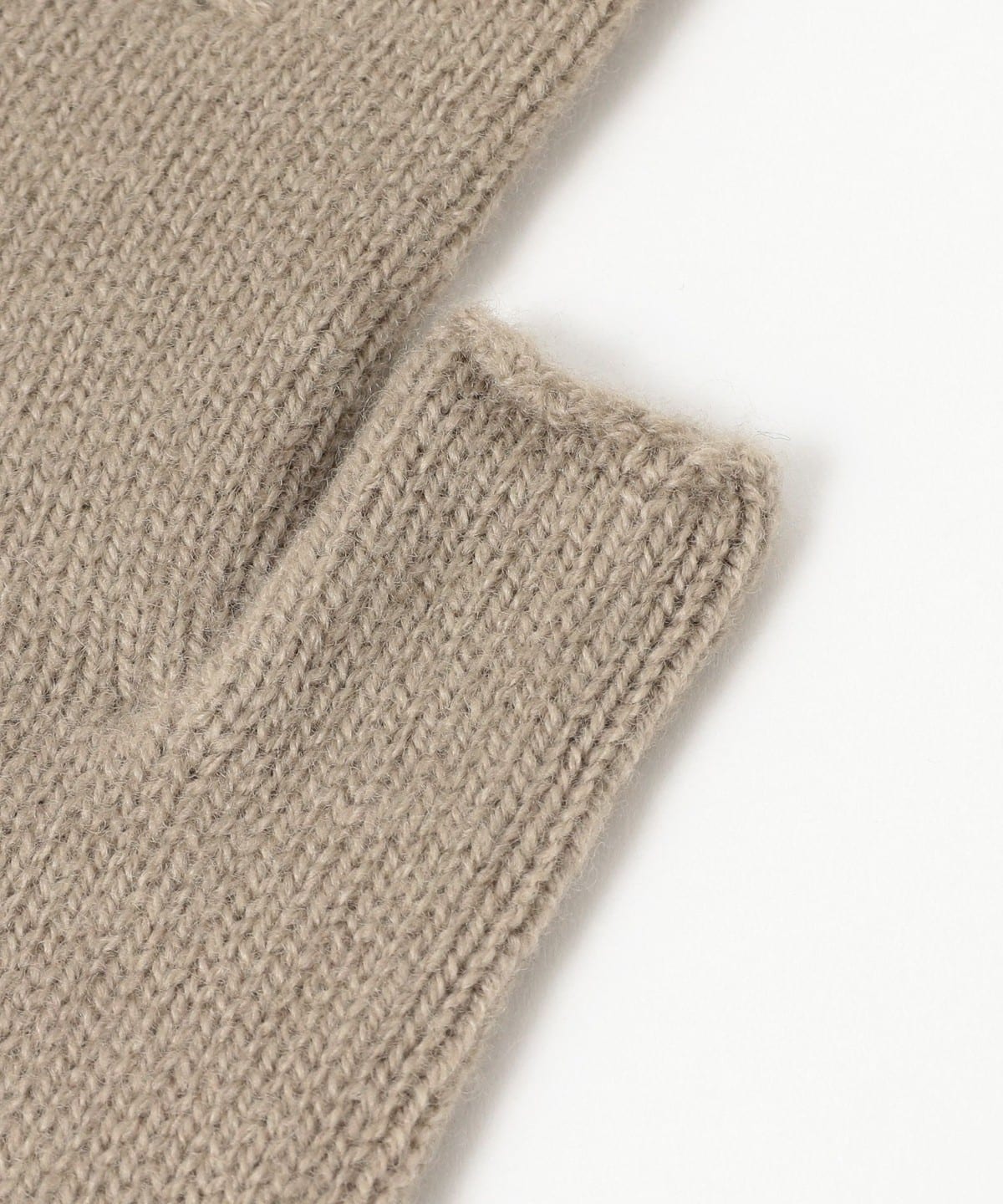 Graphpaper フィンガーレスニットグローブ　グレーxベージュ Graphpaper フィンガーレスニットグローブ グレーxベージュ Gradient